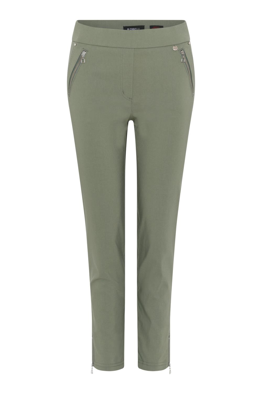 Robell Nena bukse, 68 cm, lys olivengrønn