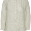 Part Two Persille Shirt, stripet linskjorte