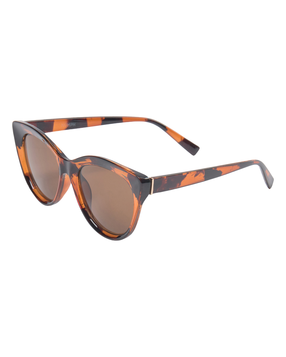 Nümph Catty Sunglasses, brun/sort