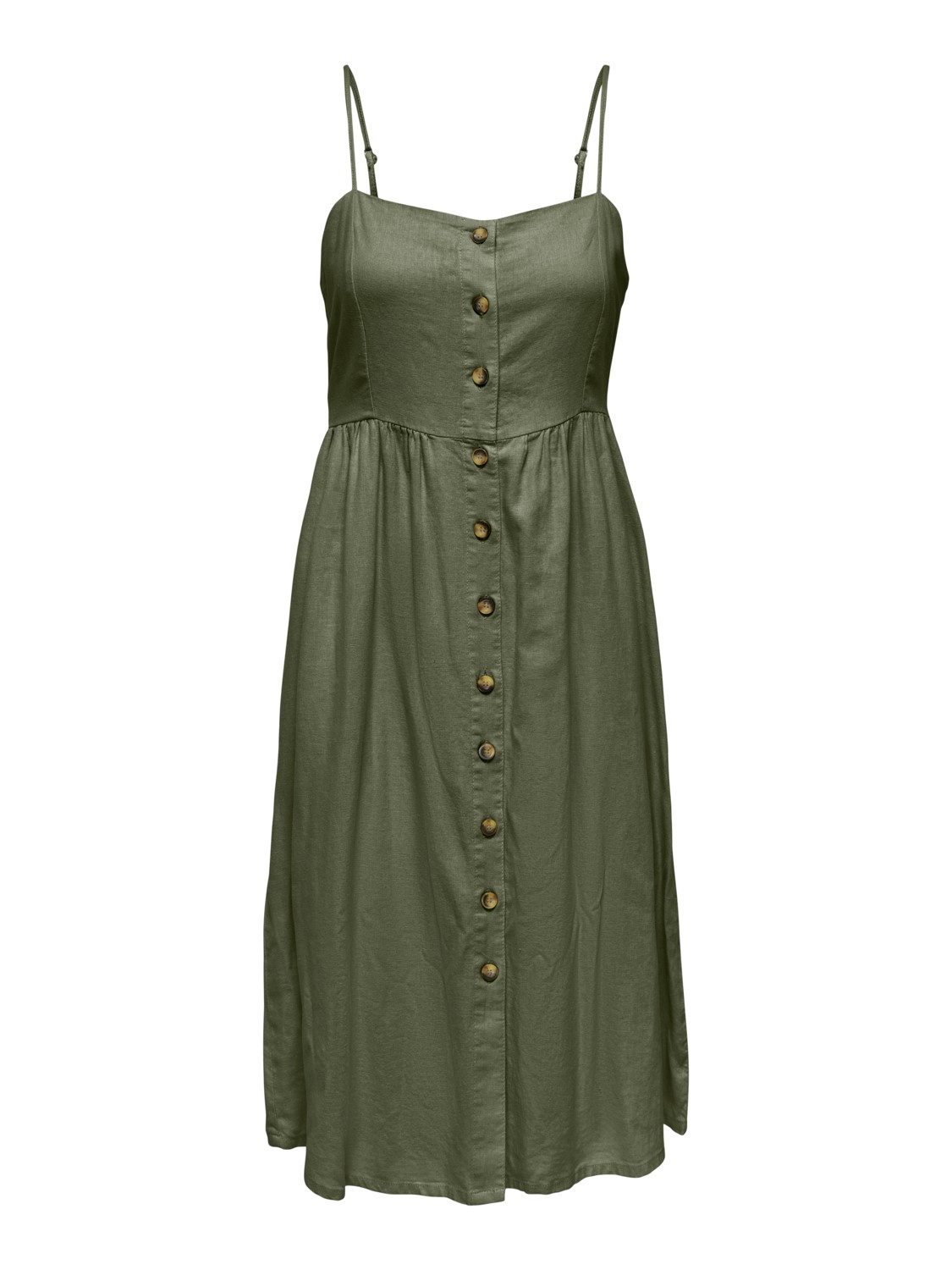 JDY Say Strap Linen Dress, grønn