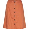 Part Two Palina Skirt, oransje linskjørt