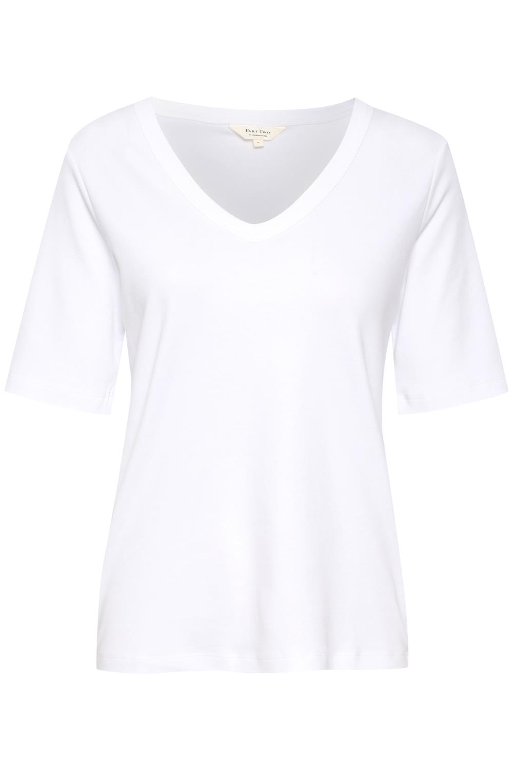 Part Two Ratansa T-shirt, bomull, hvit