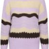Kaffe Brianne Knit Pullover, stripet genser