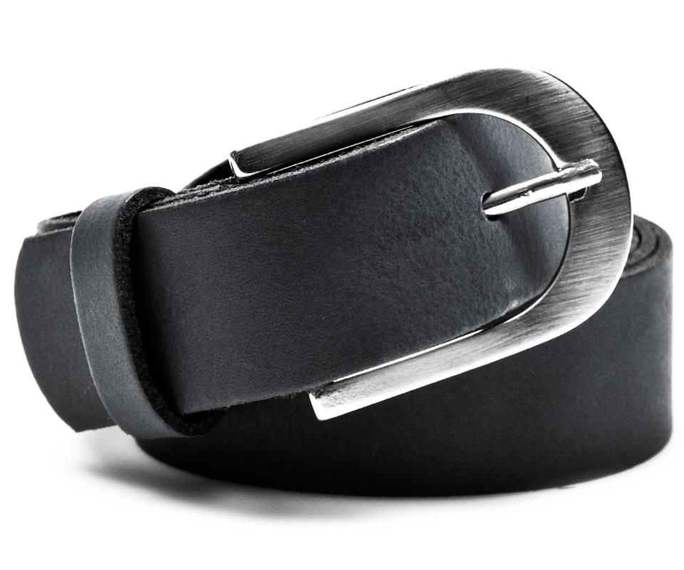 Intex Belte, 3cm klassisk sort, 80-85-90-95 cm lengde