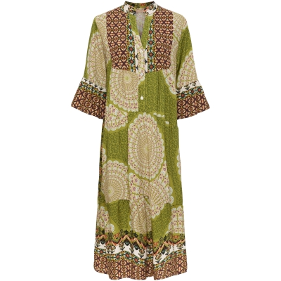 Marta du château Mønstret kjole i grønn toner