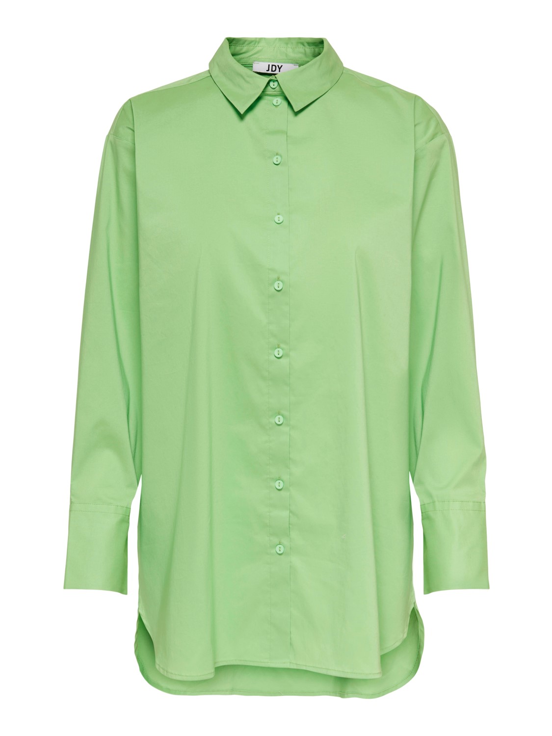 JDY Mio L S Long Shirt Gr nn Storskjorte Rosenform AS