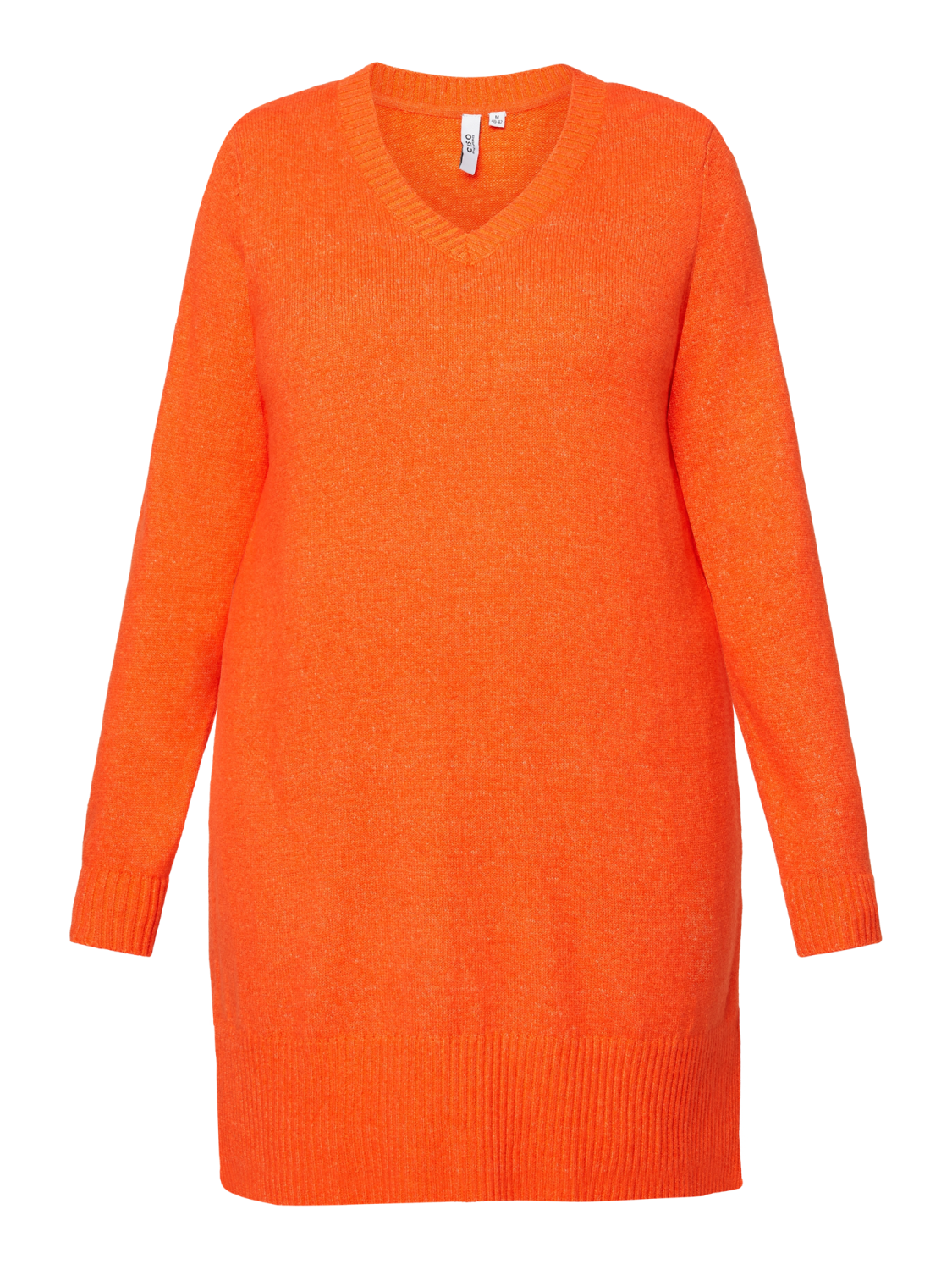 Ciso Tunic Knit, strikket tunika, oransje