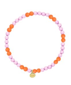 Sisite Poppy Chunky Bracelet Orange/Purple