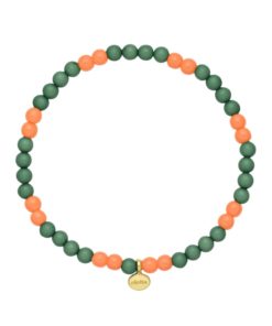 Sistie Poppy Chunky Bracelet Green/Orange