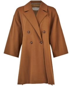Gomaye Dressjakke/Cape, oversize, brun