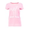 Artic North Streken t-shirt, Happy, rosa