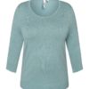 Ciso Pullover 3/4 sleeves, lysegrønn