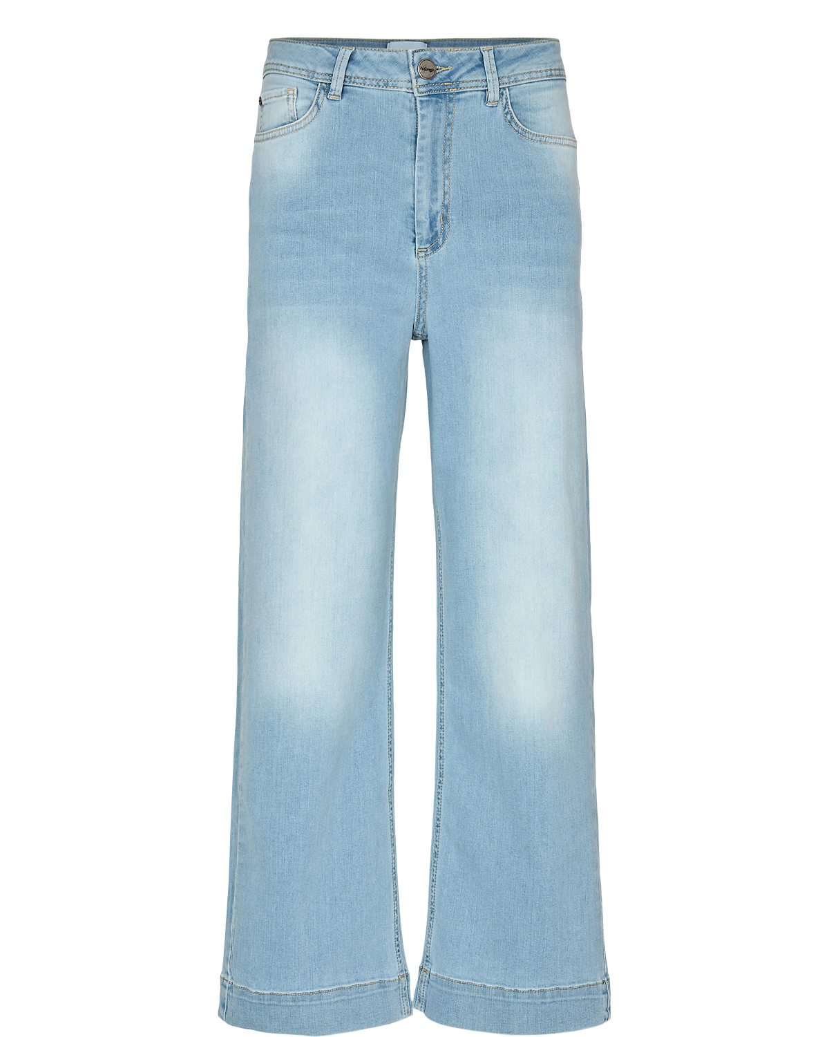 Nümph NuParis Cropped Jeans, lys denimblå