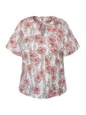 Ciso Blouse 1/2 Sleeves, rosa blomstret