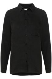 Part Two Kivas, sort lin skjorte