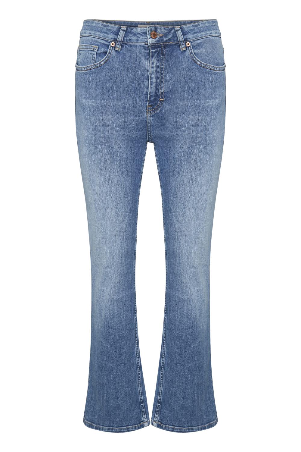 Part Two Ryan Jeans, High Waist Bootcut, lys denimblå