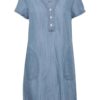 Part Two Kaminas Dress, lys denimblå