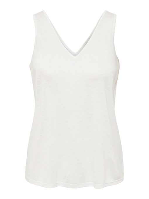 JDY Faustina Singlet JRS, offwhite