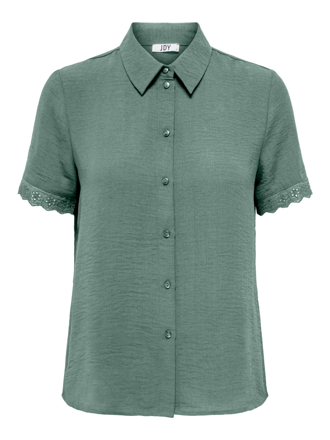 JDY Rachel S/S Lace Shirt, grønn