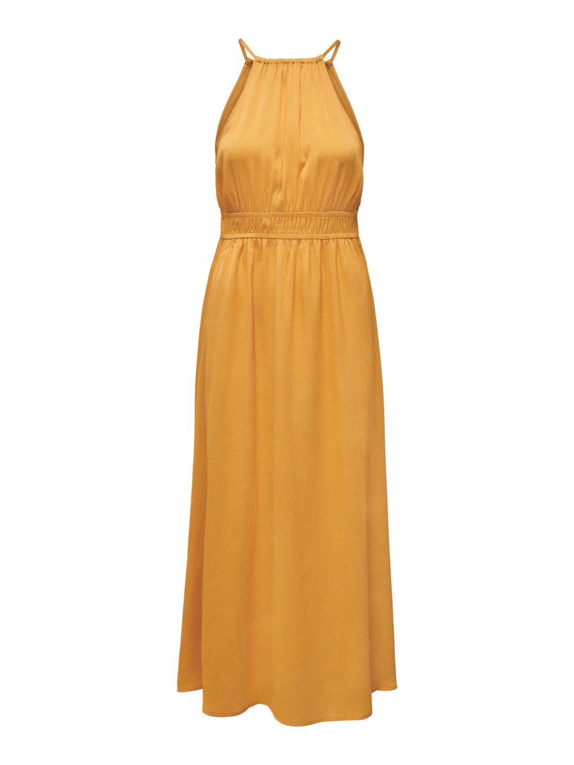 JDY Hazel S/L Midi Dress, oransje