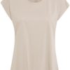 Kaffe Lise Marie T-shirt, gråbeige