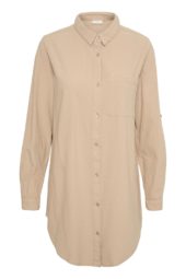 Kaffe KAnaya Shirt Tunic, beige