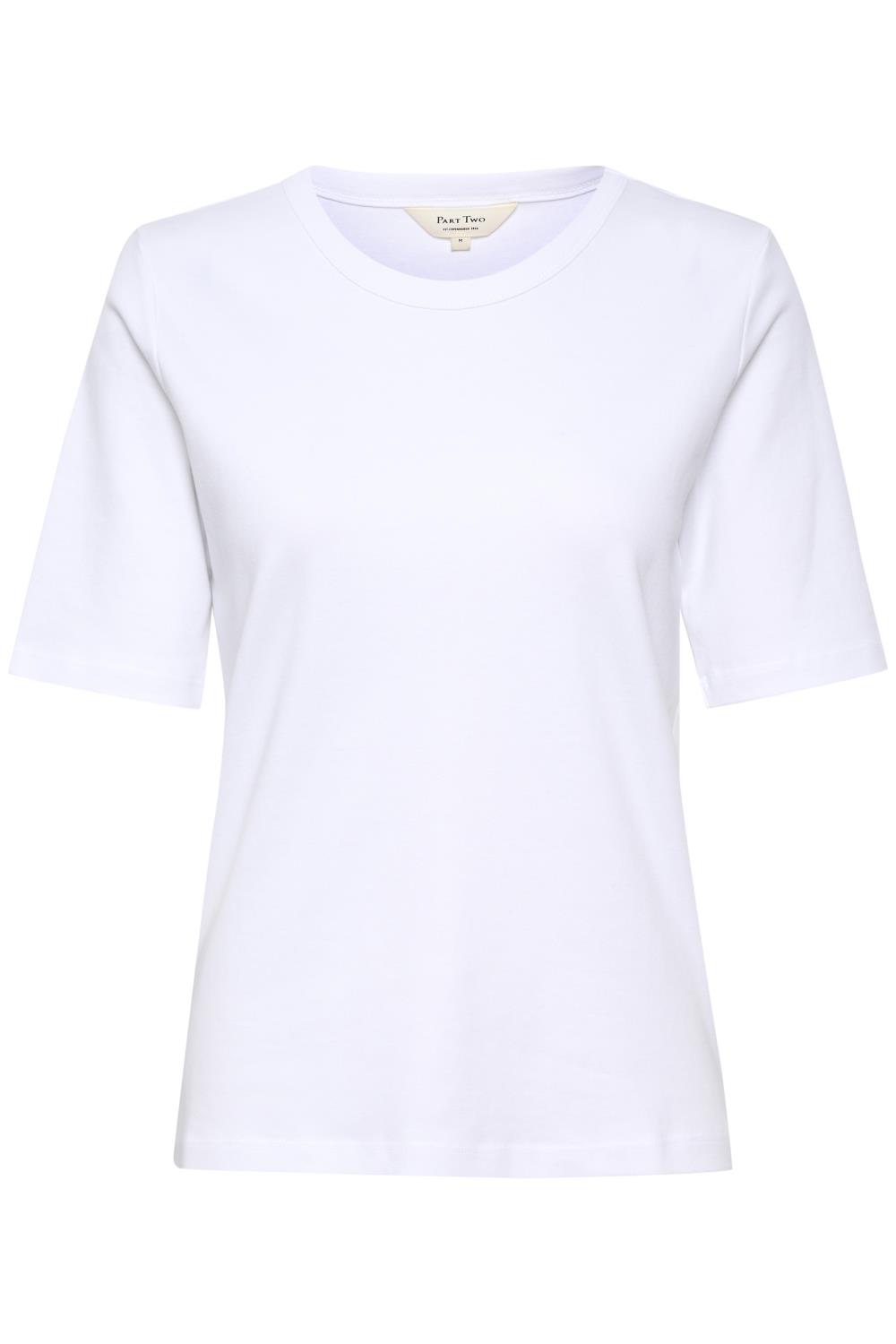 Part Two Ratana T-shirt, hvit bomull