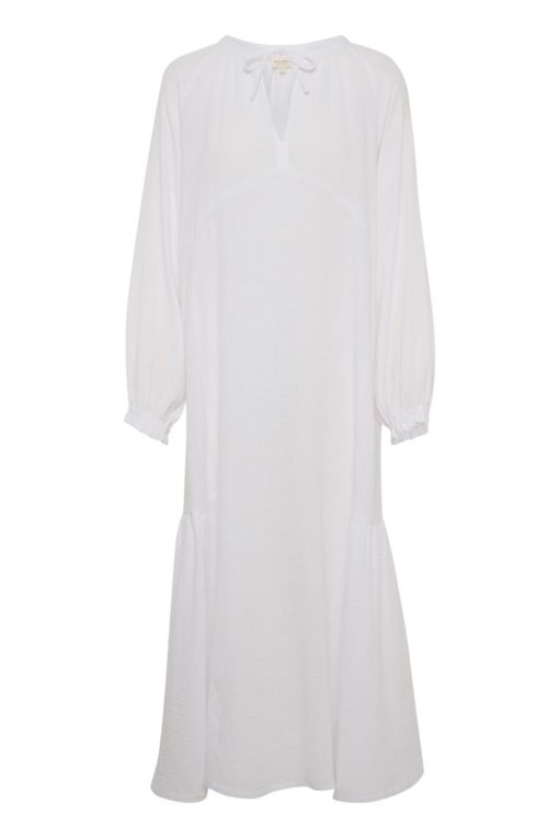 Part Two Oanna Dress, hvit bomull