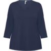 Ciso T-shirt Basic 3/4 Sleeve, blå