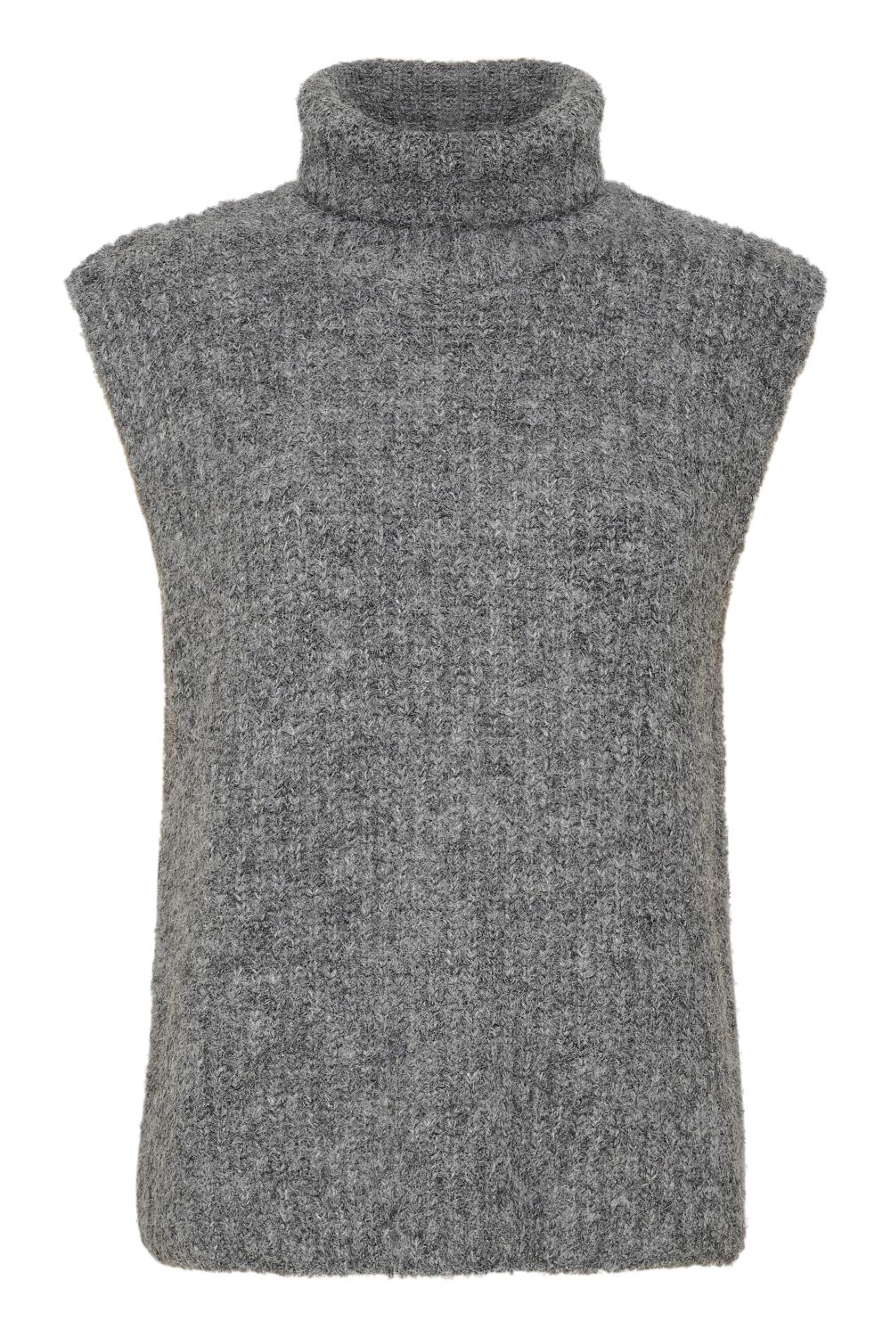 My Essential Wardrobe Meena Knit Vest, grå