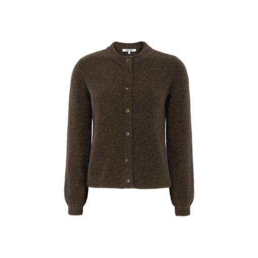 Soft Rebels Allison O-neck Cardigan, brun