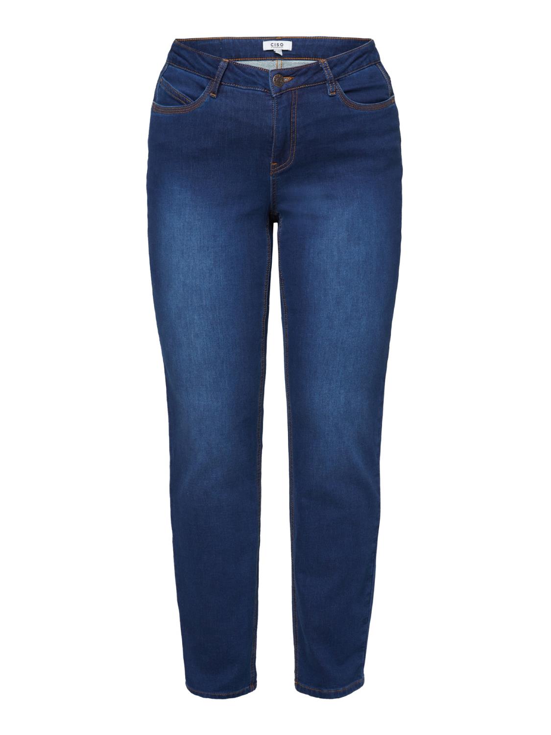 Ciso Selma straight leg jeans, denimblå