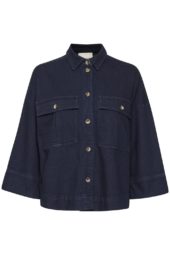 My Essential Wardrobe Lara Shirt Shirt, mørk denimblå