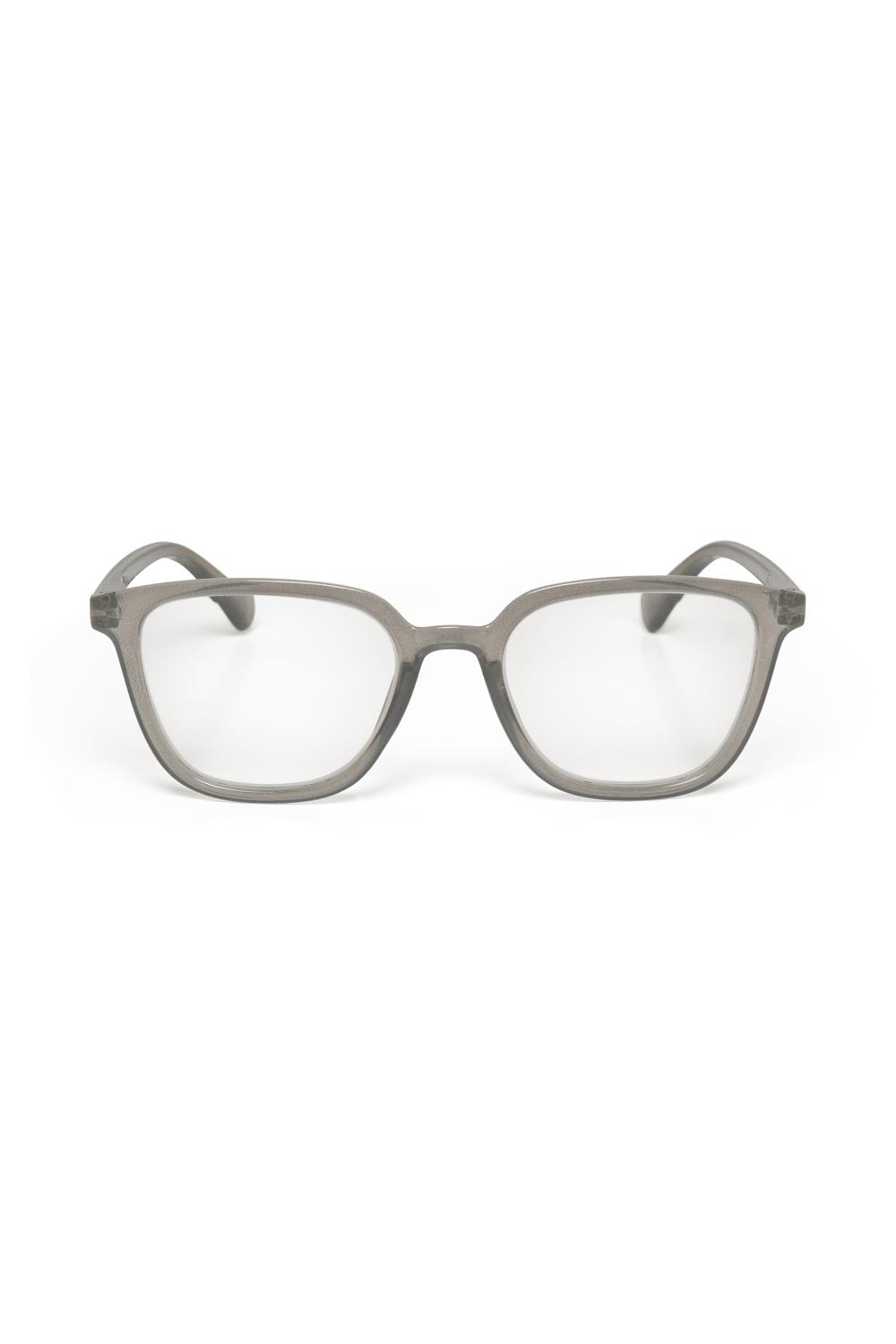 Part Two Christa briller, transparent grå
