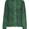 JDY Brooke l/s Shirt, grønn mønstret