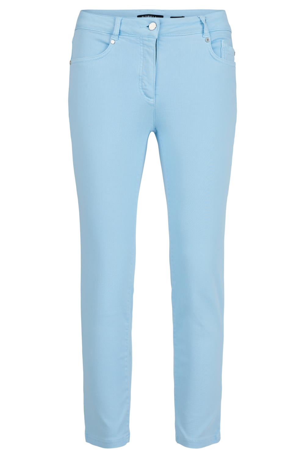 Robell Bukse Elena, 68 cm, stretch jeans, lys blå