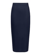 JDY Solar Midcalf Skirt JRS, marineblå