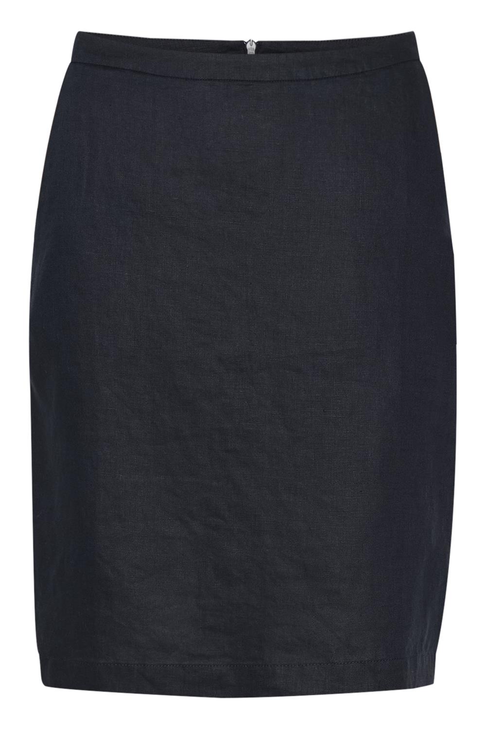 Part Two Elya Skirt, marineblå