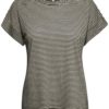 Part Two Emelie T-shirt, stripet lin/viskose