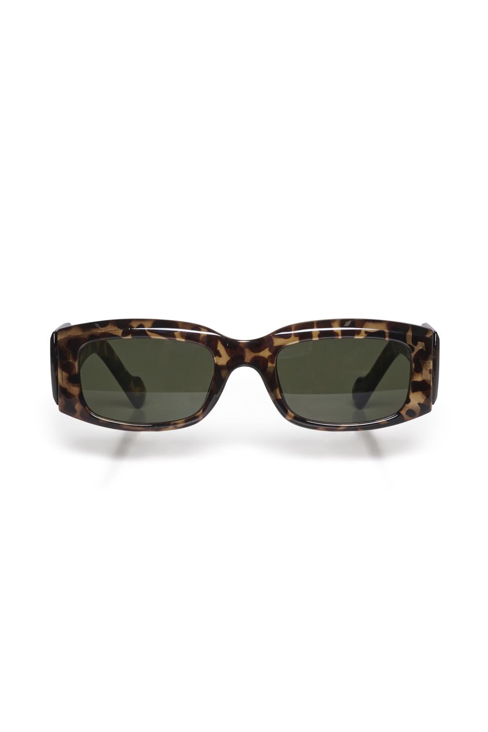 Part Two Eliva Sunglasses, mørk brun/print