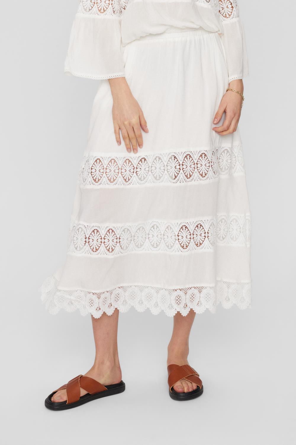 Nümph Nugaia Skirt, hvit
