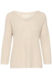 Part Two Etrona Pullover, Pure Linen, beige
