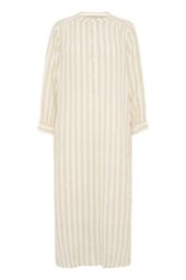 Part Two Alia Dress, Pure Linen, beige/stripet