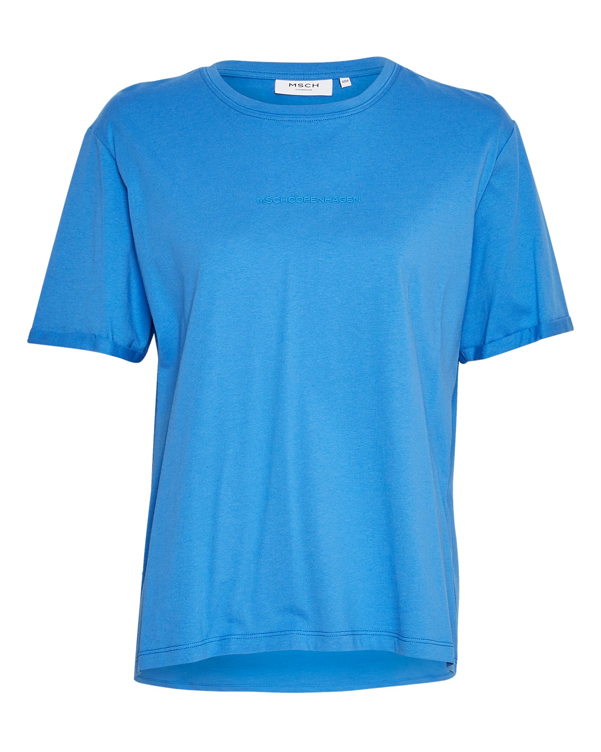 MSCH Terina Organig Small Logo T-shirt, blå