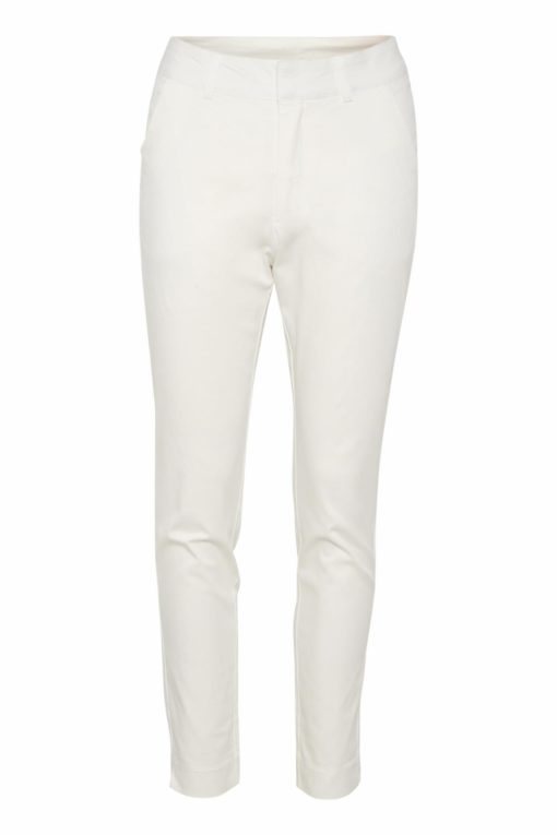 Kaffe KAlea 7/8 Chino Pant, offwhite