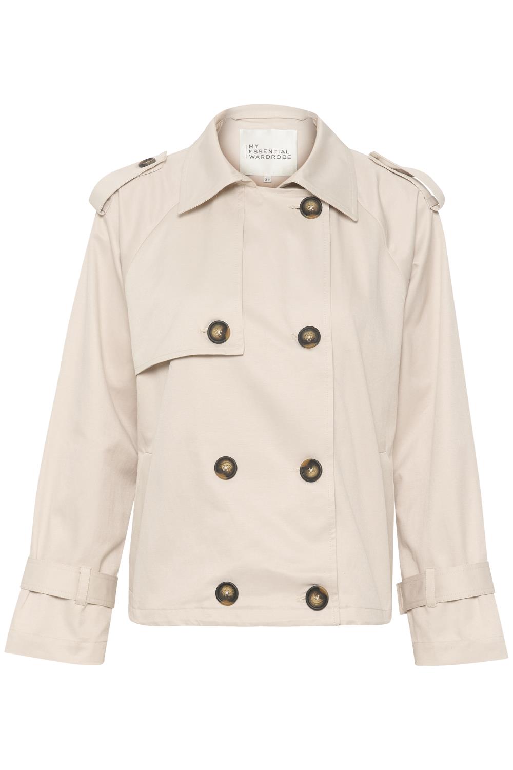 My Essential Wardrobe Mira Short Trenchcoat, beige