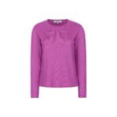 Soft Rebels SRMarla O-neck Roll Egde Knit, rosa