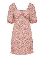 JDY Daisy S/S Dress, rosa/blomstret