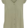 Kaffe KAronna Sleevless Shirt, mosegrønn