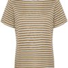 My Essential Wardrobe Lisa Striped Tee, brun